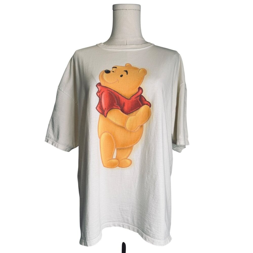 Disney Store XL Winnie The Pooh Graphic T-Shirt White Short Sleeve Unisex